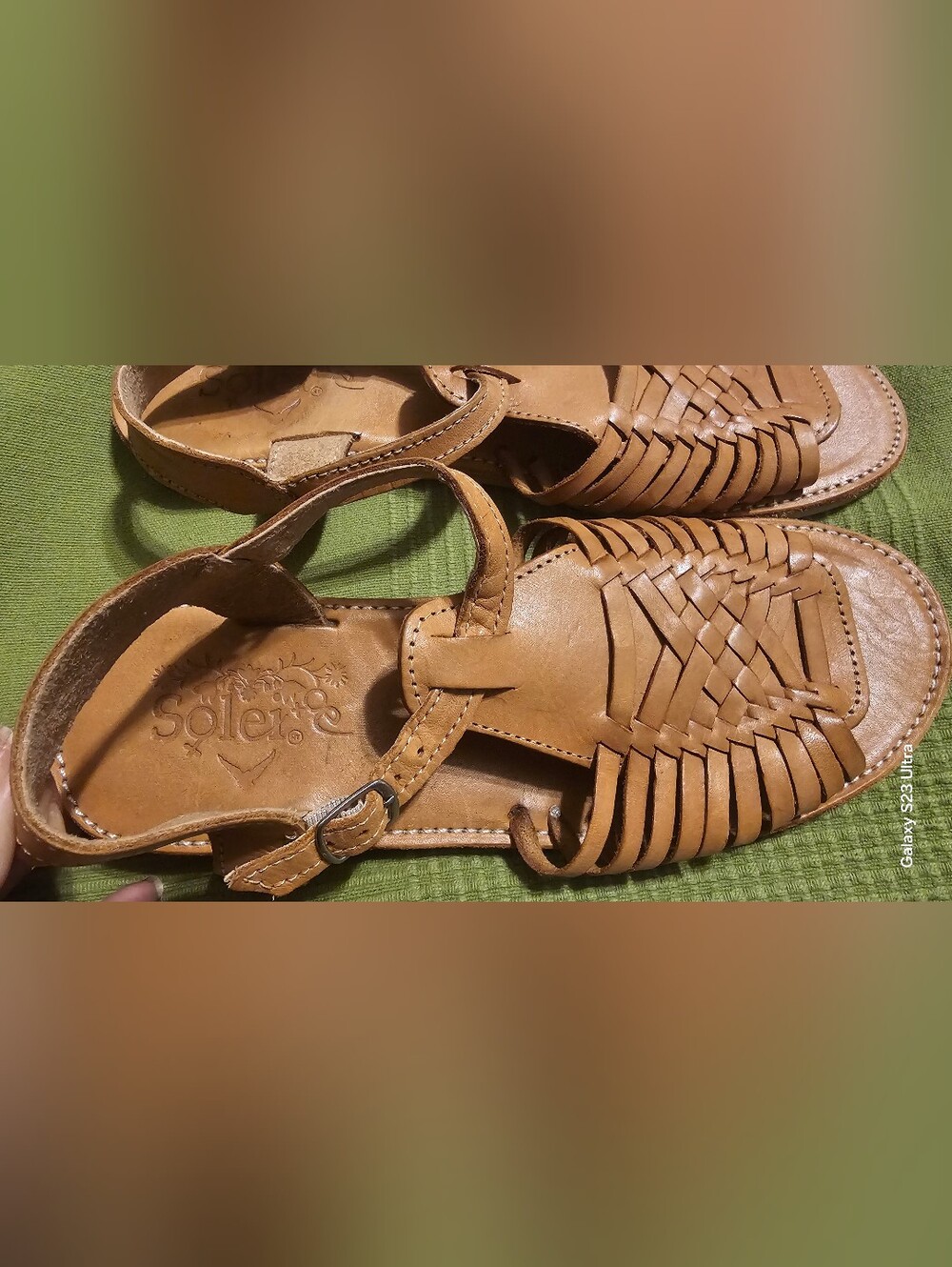SOLEI Huarache Linda sandals are authentic, premium Mexican artisanal flats Sz10 - Picture 5 of 10